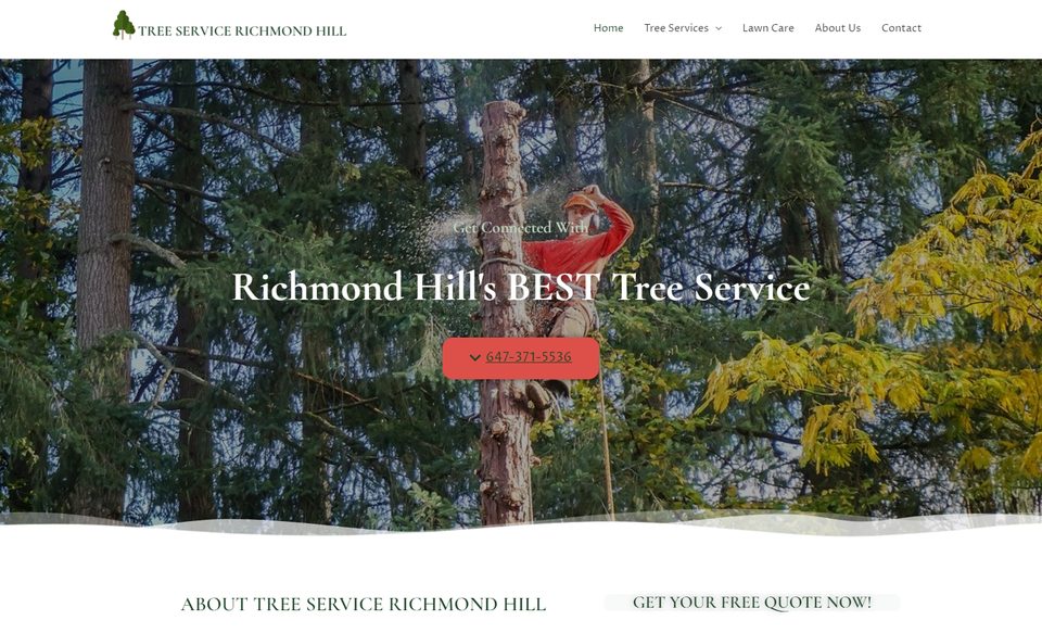 Tree Service Richmond Hill website